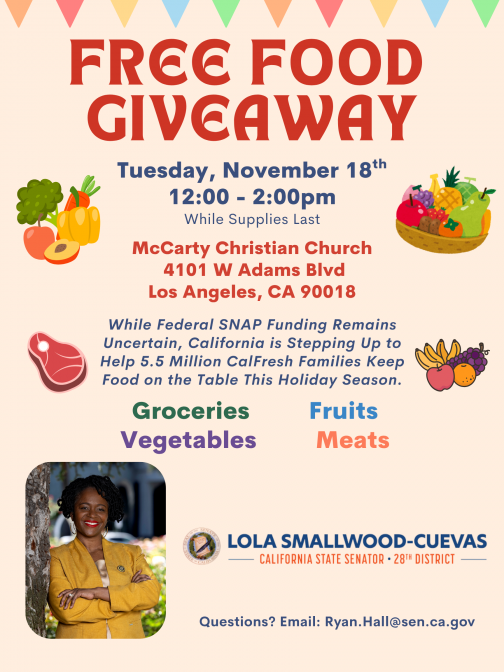 Free Food Giveaway