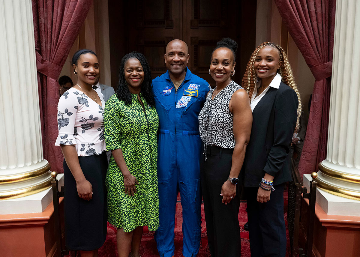 With NASA Astronaut Victor Glover Jr. 