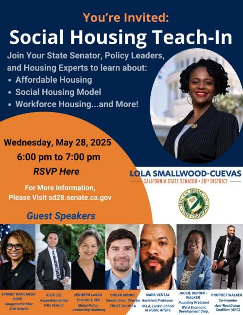 Social Housing Teach-In flyer 